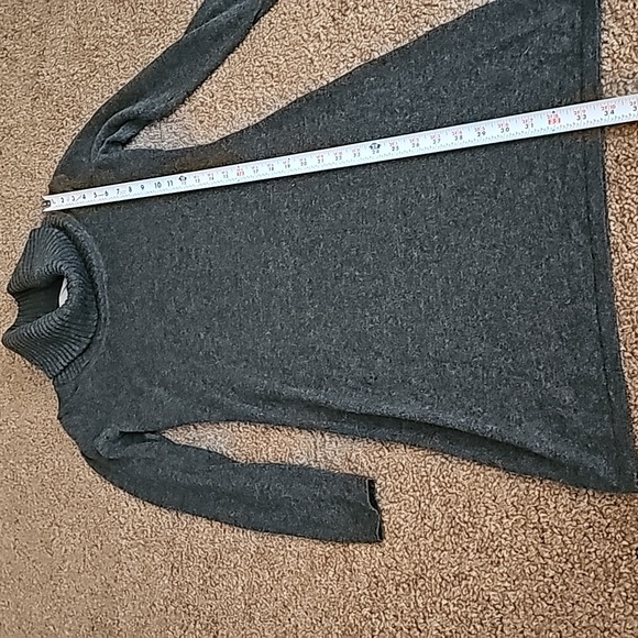Athleta Merino Wool Gray Sweater Dress, Size Small - Picture 8 of 11